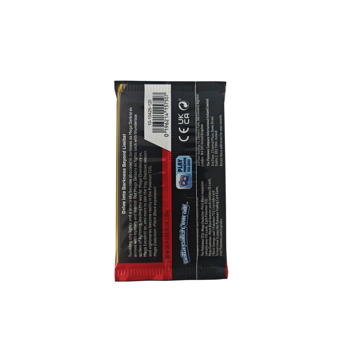 Pokémon Pitch Black booster pack